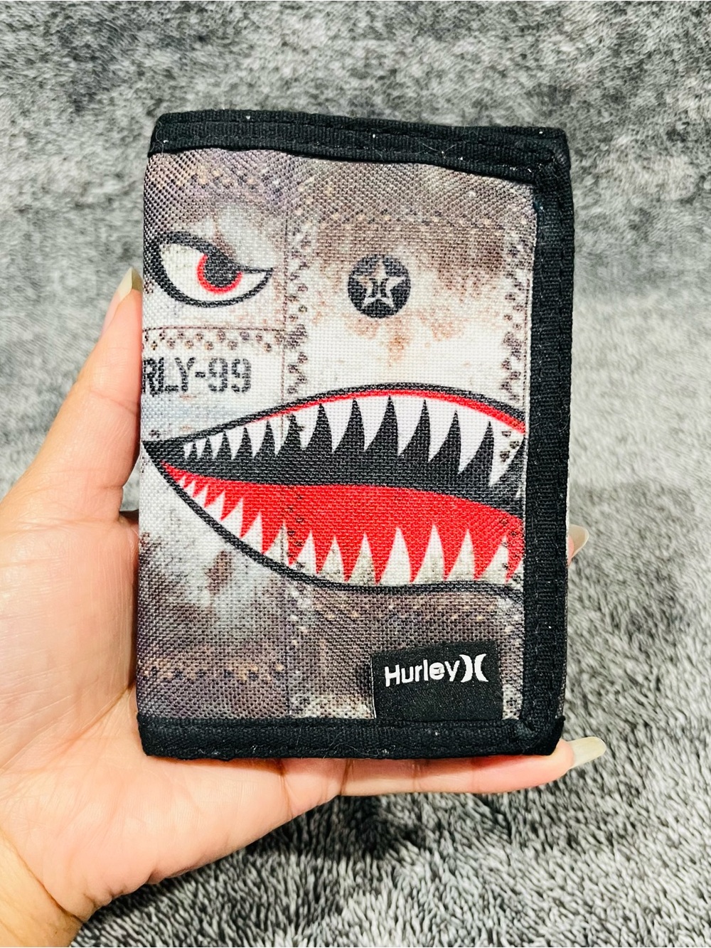 Men’s Hurley Shark Mouth Wallet trifold